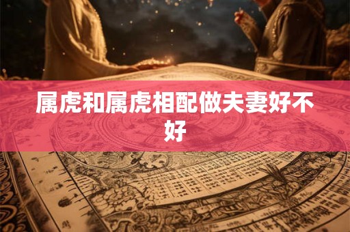 属虎和属虎相配做夫妻好不好