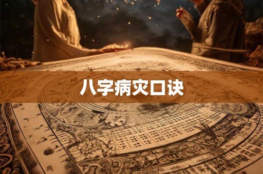 八字病灾口诀
