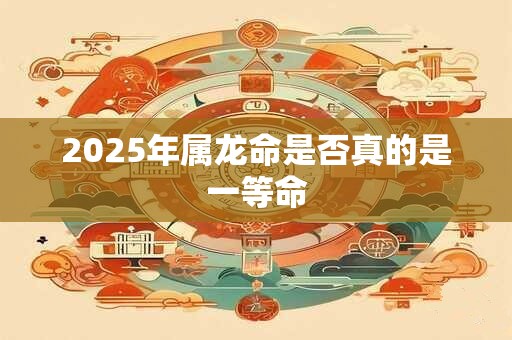 2025年属龙命是否真的是一等命