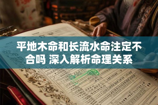 平地木命和长流水命注定不合吗 深入解析命理关系