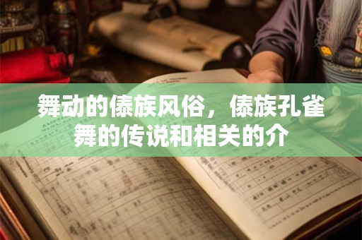 舞动的傣族风俗，傣族孔雀舞的传说和相关的介