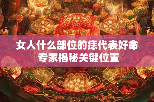 女人什么部位的痣代表好命 专家揭秘关键位置