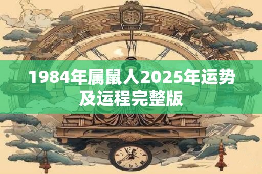 1984年属鼠人2025年运势及运程完整版