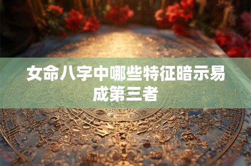女命八字中哪些特征暗示易成第三者