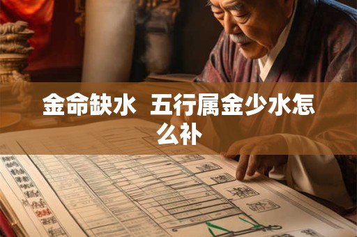 金命缺水  五行属金少水怎么补