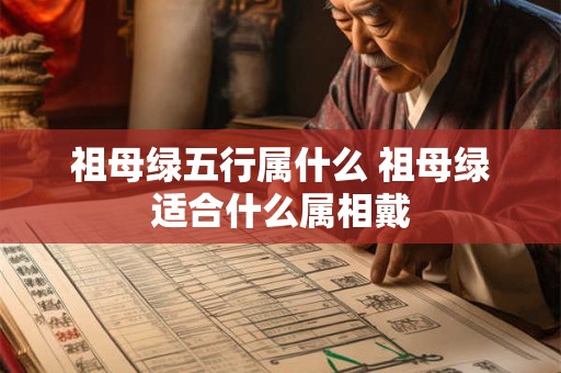祖母绿五行属什么 祖母绿适合什么属相戴