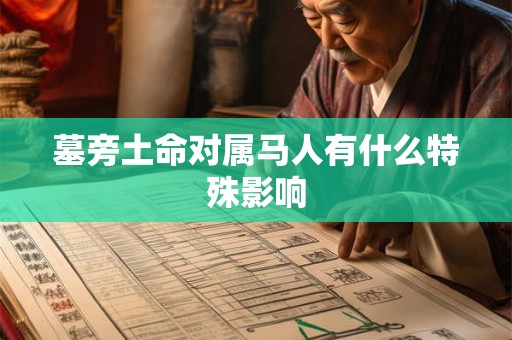 墓旁土命对属马人有什么特殊影响