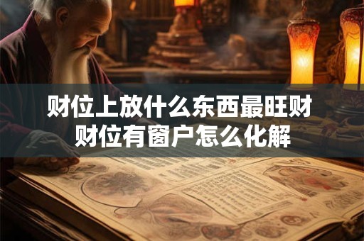 财位上放什么东西最旺财 财位有窗户怎么化解