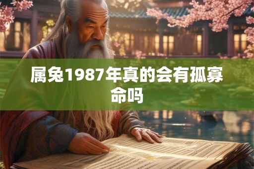 属兔1987年真的会有孤寡命吗 属兔1987年真的会有孤寡命吗
