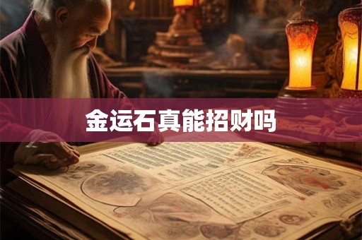 金运石真能招财吗