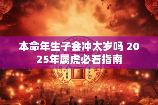 本命年生子会冲太岁吗 2025年属虎必看指南