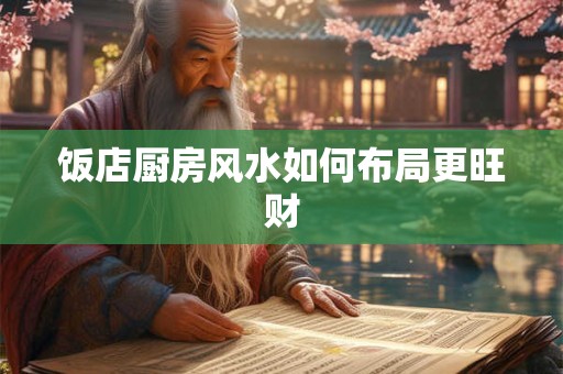饭店厨房风水如何布局更旺财