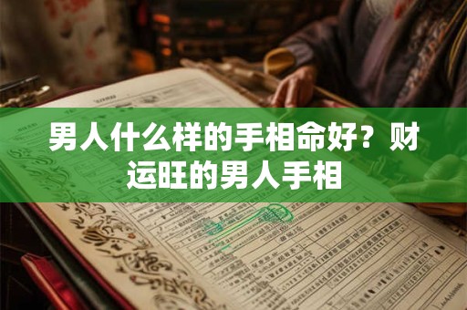 男人什么样的手相命好？财运旺的男人手相