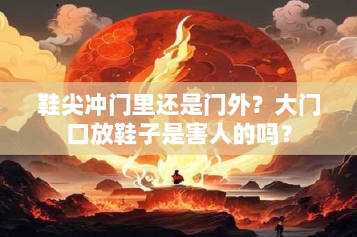 鞋尖冲门里还是门外？大门口放鞋子是害人的吗？