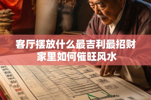 客厅摆放什么最吉利最招财 家里如何催旺风水