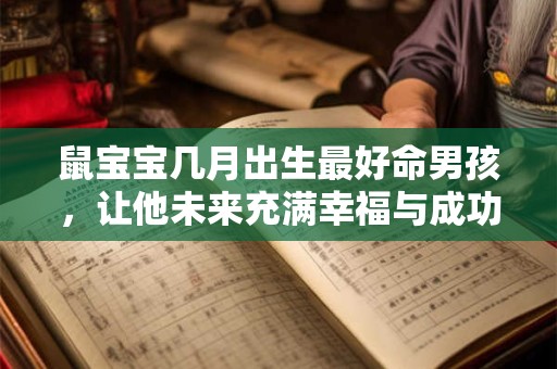 鼠宝宝几月出生最好命男孩，让他未来充满幸福与成功