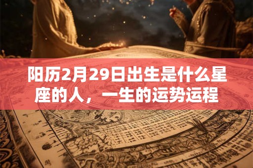 阳历2月29日出生是什么星座的人，一生的运势运程