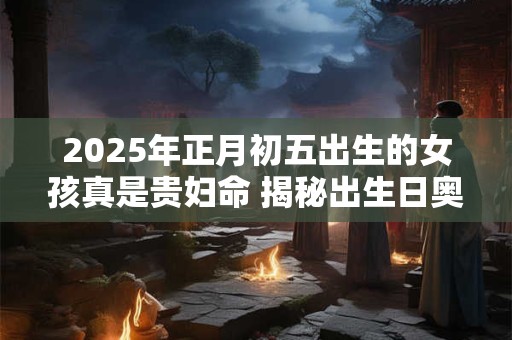 2025年正月初五出生的女孩真是贵妇命 揭秘出生日奥秘