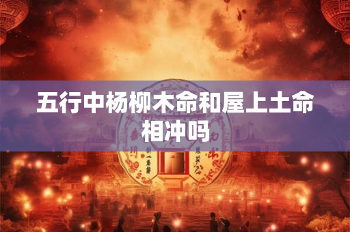 五行中杨柳木命和屋上土命相冲吗