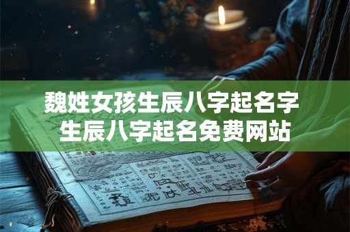 魏姓女孩生辰八字起名字 生辰八字起名免费网站