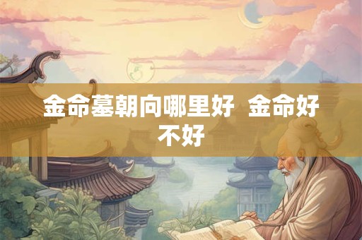 金命墓朝向哪里好  金命好不好