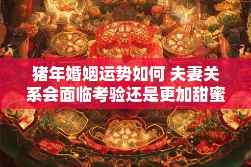 猪年婚姻运势如何 夫妻关系会面临考验还是更加甜蜜