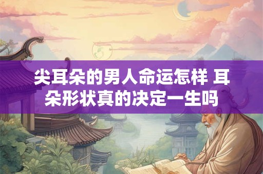 尖耳朵的男人命运怎样 耳朵形状真的决定一生吗