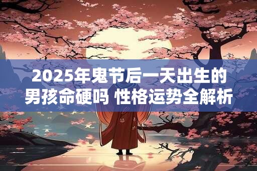 2025年鬼节后一天出生的男孩命硬吗 性格运势全解析