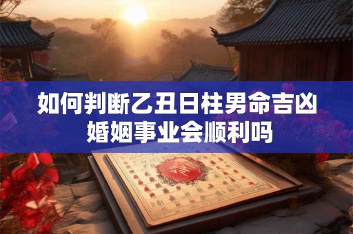 如何判断乙丑日柱男命吉凶 婚姻事业会顺利吗