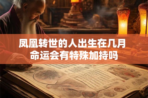 凤凰转世的人出生在几月 命运会有特殊加持吗