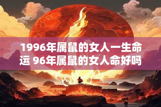1996年属鼠的女人一生命运 96年属鼠的女人命好吗