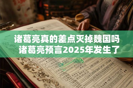 诸葛亮真的差点灭掉魏国吗  诸葛亮预言2025年发生了什么