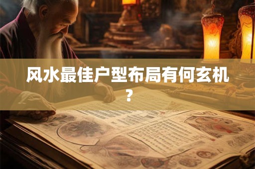 风水最佳户型布局有何玄机？