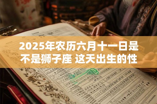 2025年农历六月十一日是不是狮子座 这天出生的性格怎么样