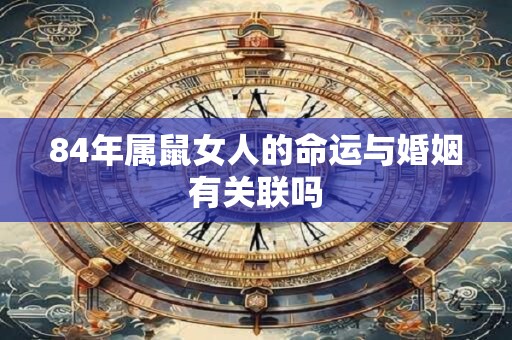 84年属鼠女人的命运与婚姻有关联吗