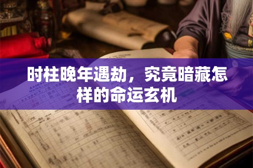 时柱晚年遇劫，究竟暗藏怎样的命运玄机
