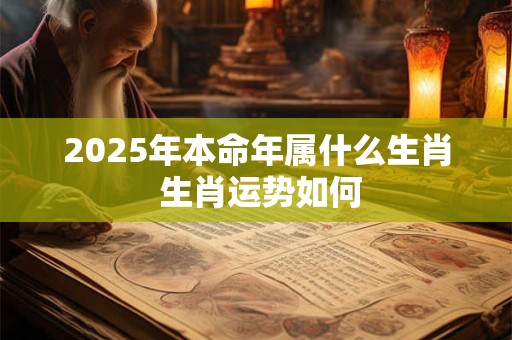 2025年本命年属什么生肖 生肖运势如何
