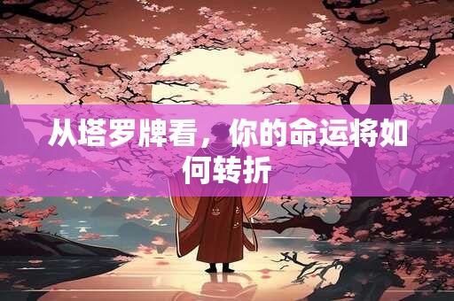 从塔罗牌看，你的命运将如何转折
