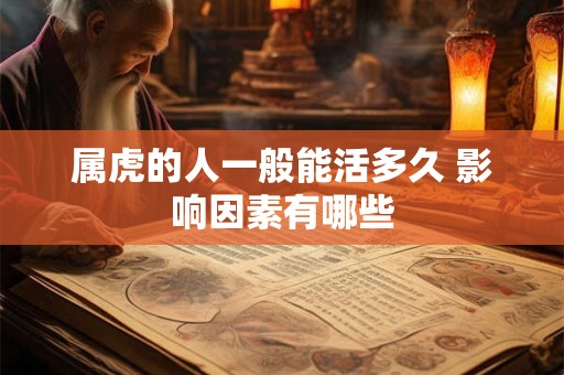 属虎的人一般能活多久 影响因素有哪些
