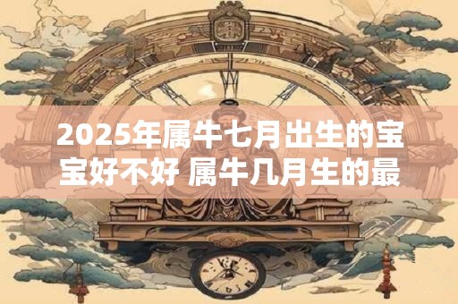 2025年属牛七月出生的宝宝好不好 属牛几月生的最好命