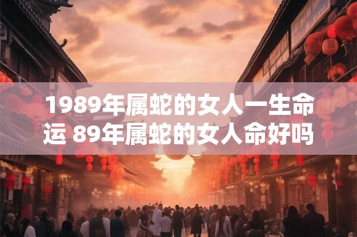 1989年属蛇的女人一生命运 89年属蛇的女人命好吗