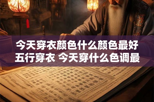 今天穿衣颜色什么颜色最好五行穿衣 今天穿什么色调最吉利