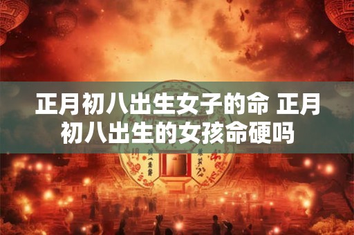 正月初八出生女子的命 正月初八出生的女孩命硬吗