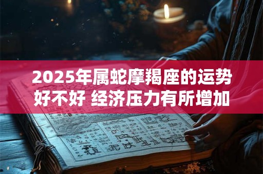 2025年属蛇摩羯座的运势好不好 经济压力有所增加