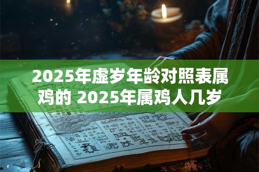 2025年虚岁年龄对照表属鸡的 2025年属鸡人几岁