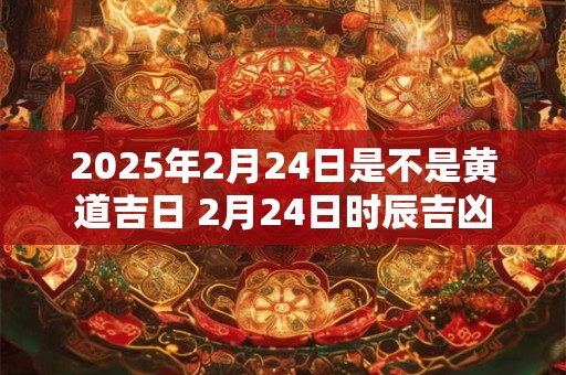 2025年2月24日是不是黄道吉日 2月24日时辰吉凶