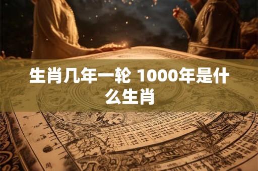 生肖几年一轮 1000年是什么生肖 生肖几年一轮 1000年是什么生肖