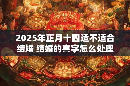 2025年正月十四适不适合结婚 结婚的喜字怎么处理