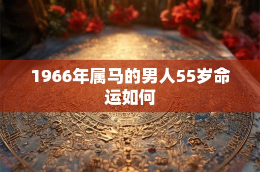 1966年属马的男人55岁命运如何