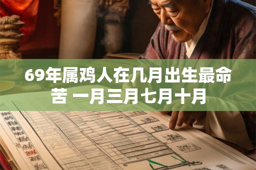 69年属鸡人在几月出生最命苦 一月三月七月十月
